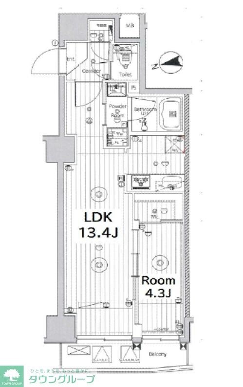メイクス上野の物件間取画像