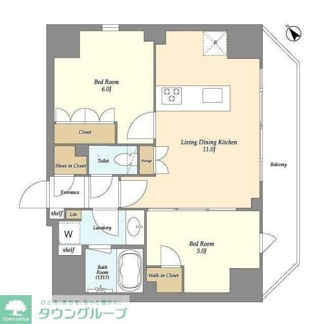 ルジェンテ・バリュ上野根岸の物件間取画像