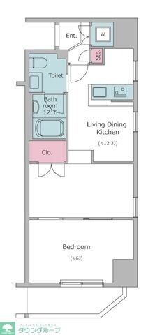 レジディア上野御徒町の物件間取画像