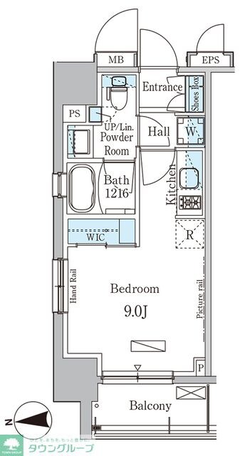 パークアクシス上野・稲荷町の物件間取画像