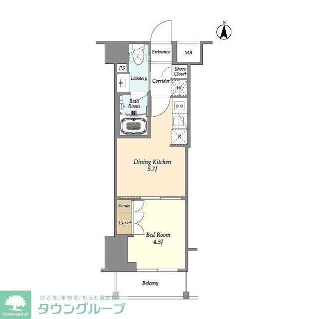 アジュールテラス東陽町の物件間取画像