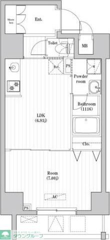 CREATIF押上の物件間取画像