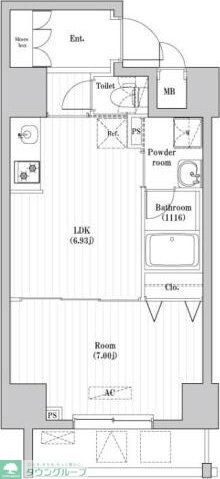 CREATIF押上の物件間取画像