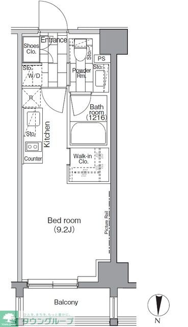 パークハビオ東陽町の物件間取画像
