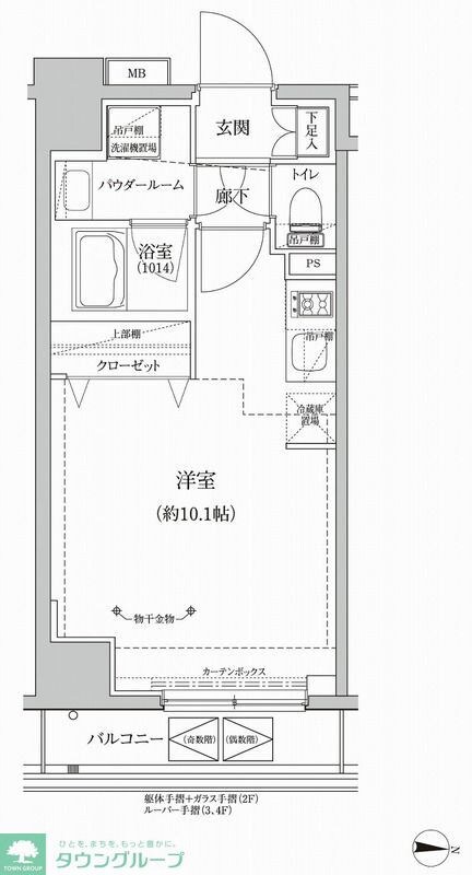 RELUXIA本所吾妻橋IIIの物件間取画像
