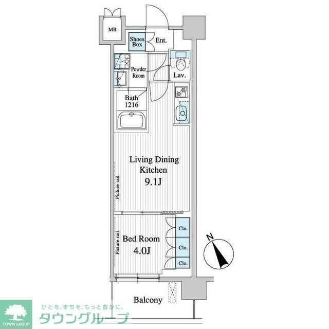 プレノ清澄庭園の物件間取画像