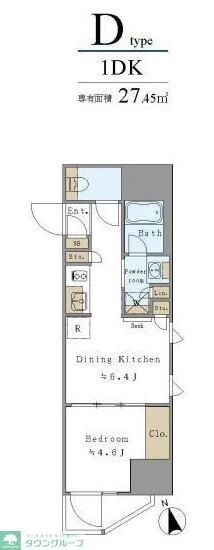 プライマル元浅草の物件間取画像