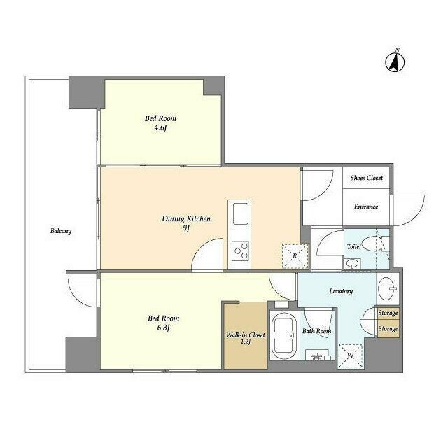 リテラス押上の物件間取画像