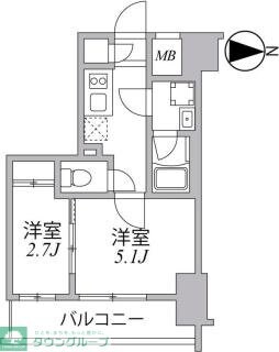 SYFORME住吉の物件間取画像