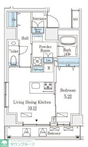 オーパスレジデンス南青山の物件間取画像