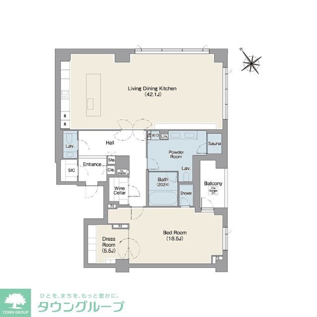 プレステージレジデンス白金台の物件間取画像