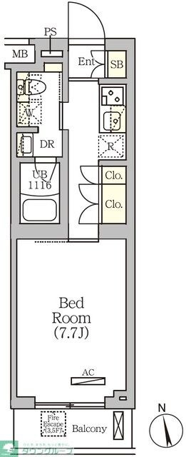 ARKMARK南品川の物件間取画像