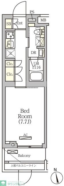 ARKMARK南品川の物件間取画像