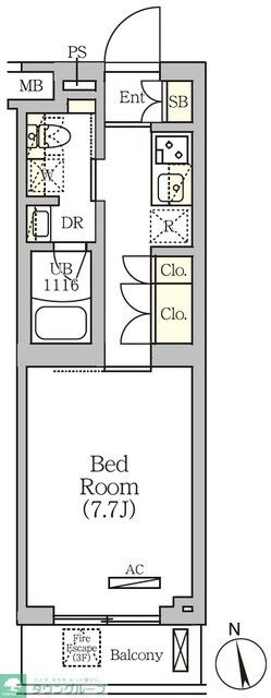 ARKMARK南品川の物件間取画像
