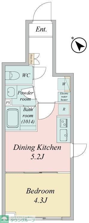 LiveFlat門前仲町の物件間取画像