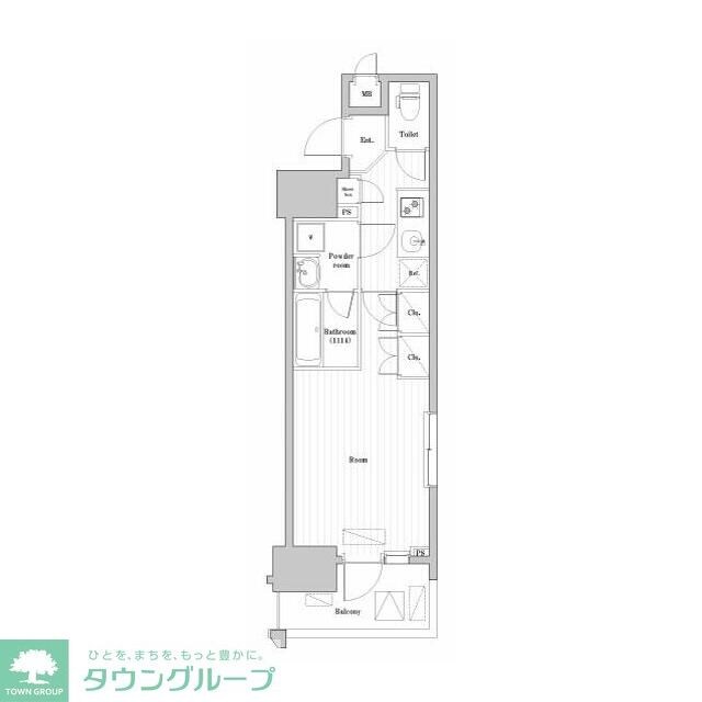 アークマーク大森町アジールコートの物件間取画像