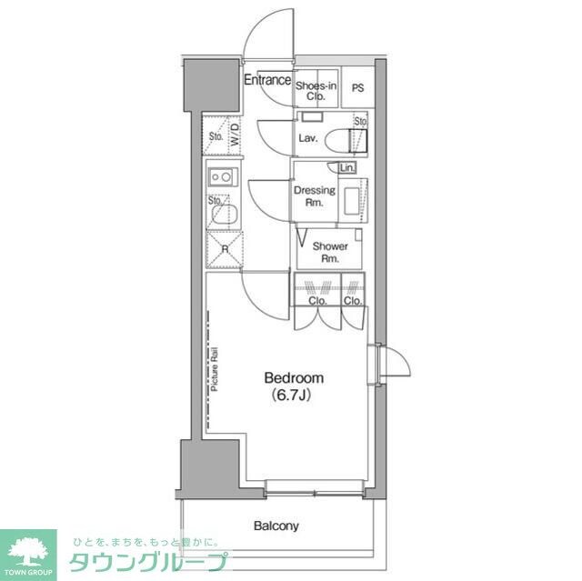 ザ・パークハビオ目黒桜邸の物件間取画像