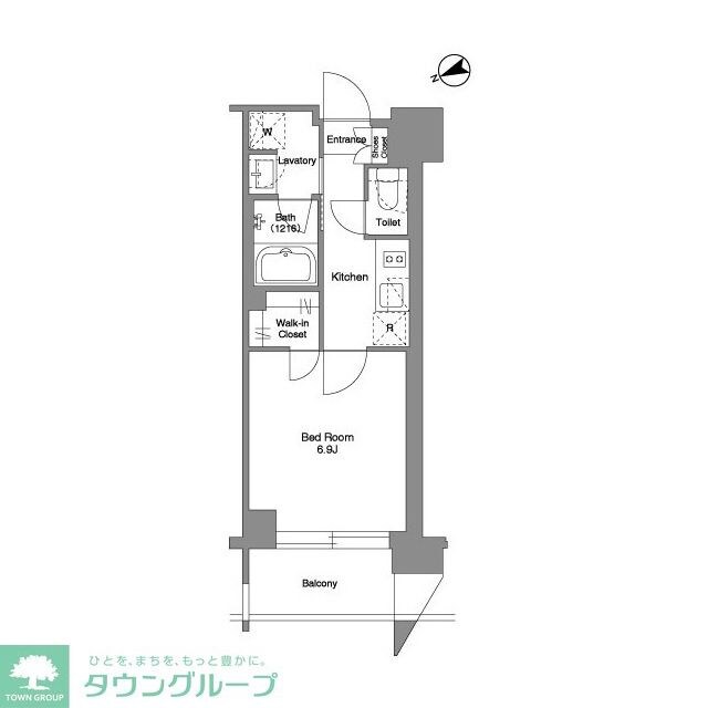 ザ・ケンジントン・レジデンス芝浦の物件間取画像