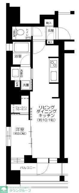 ピアース銀座レジデンスの物件間取画像