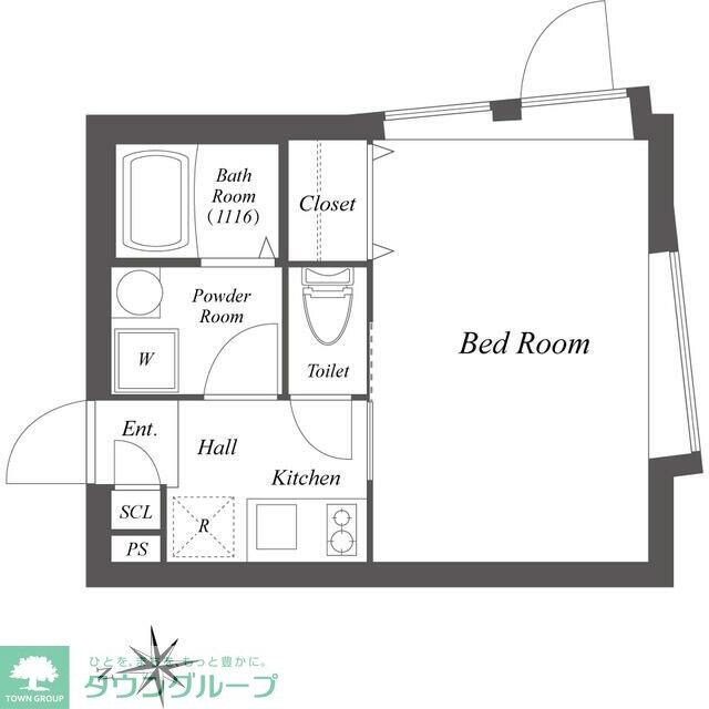 LEGALAND芝公園の物件間取画像