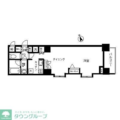 トーシンフェニックス芝アストラーレの物件間取画像