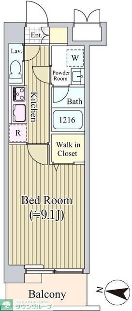 ALIVIO西麻布の物件間取画像