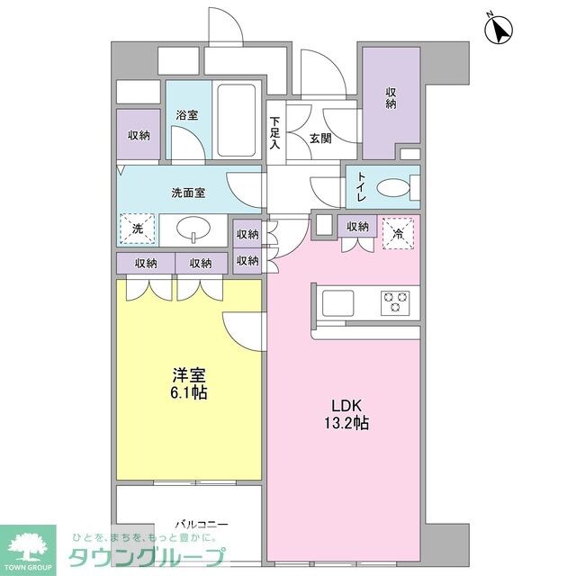 グランカーサ銀座イーストの物件間取画像