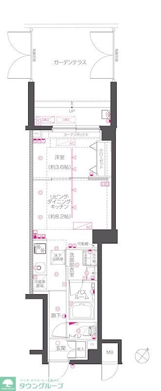 ZOOM下丸子の物件間取画像