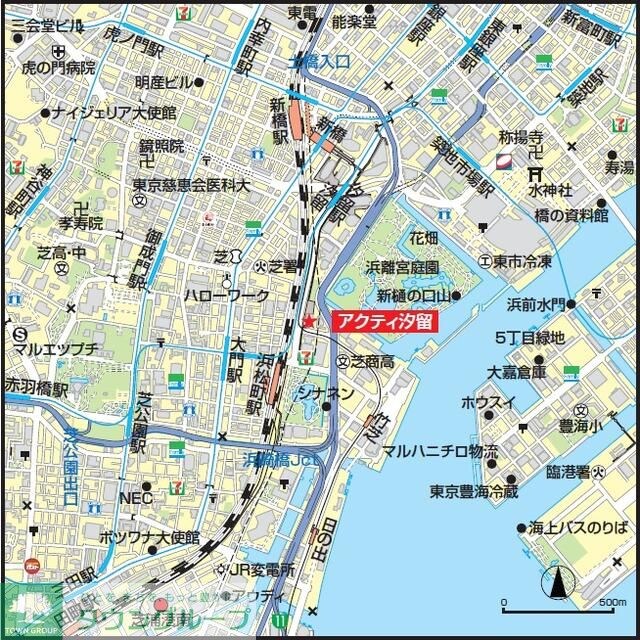 アクティ汐留の物件内観写真