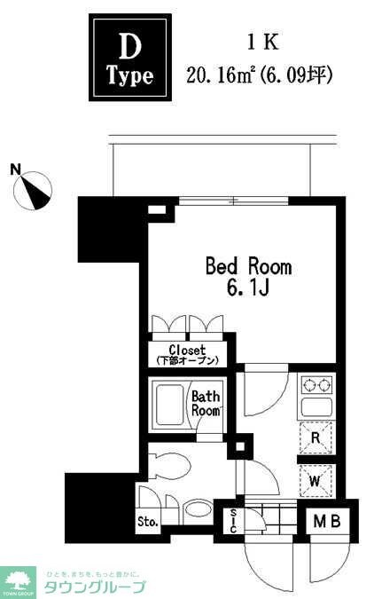 レジディア大森IIIの物件間取画像