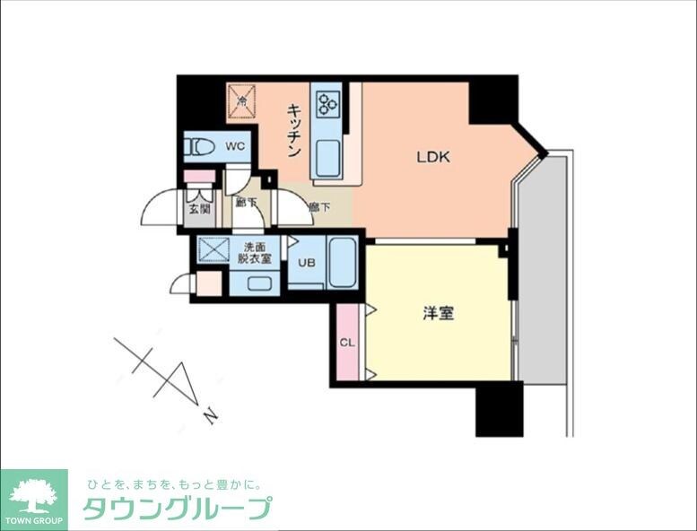 プライマル品川大森海岸の物件間取画像