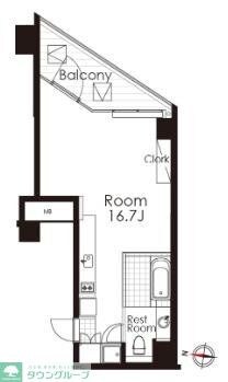 カスタリア広尾の物件間取画像