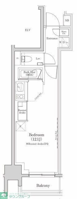ザ・パークハビオ日本橋三越前の物件間取画像