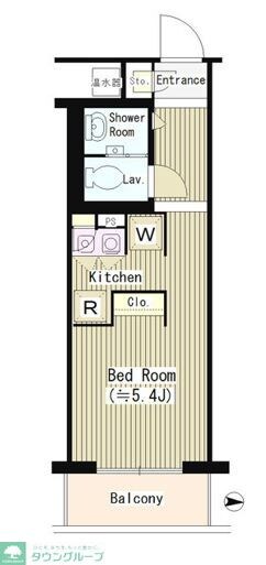 ラフィーヌ芝公園の物件間取画像