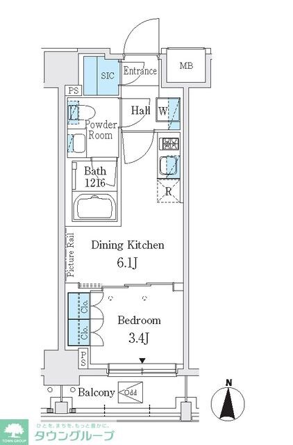 J.GRAN Court 品川西大井EASTの物件間取画像