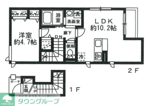 プランドール恵比寿の物件間取画像