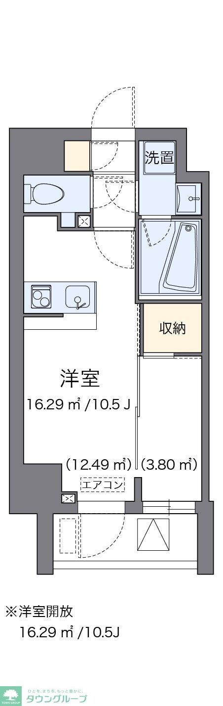 LOVIE麻布十番の物件間取画像