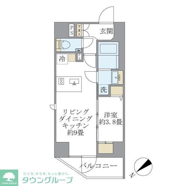 ルネサンス赤坂プレミアムコートの物件間取画像