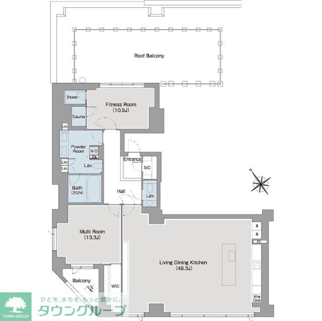 プレステージレジデンス白金台の物件間取画像