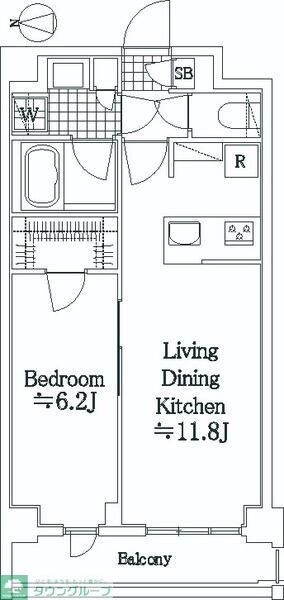ラフィスタ蒲田南IIの物件間取画像