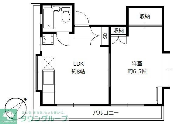 藤原ハイツIIの物件間取画像