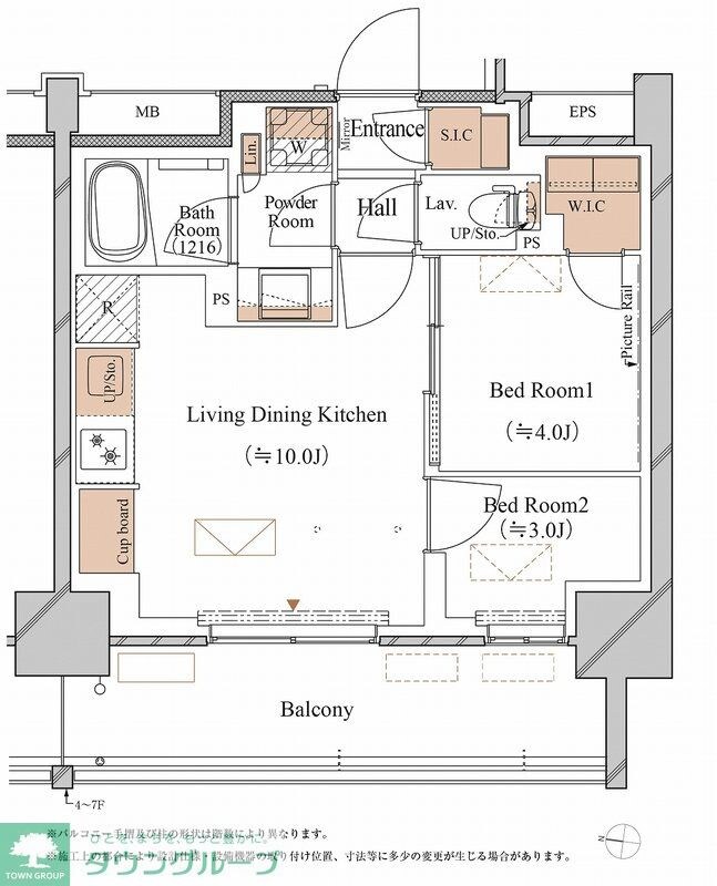 ブランシエスタ木場の物件間取画像