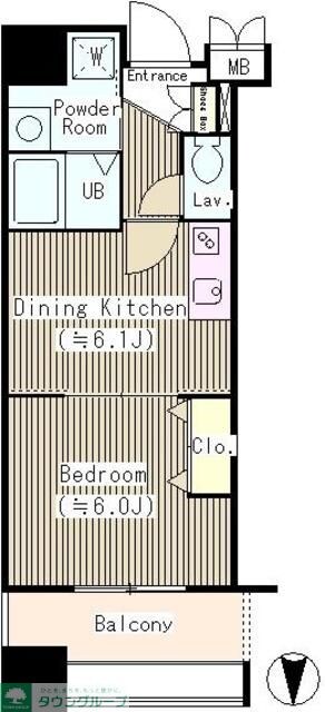 クレアールフレスカの物件間取画像