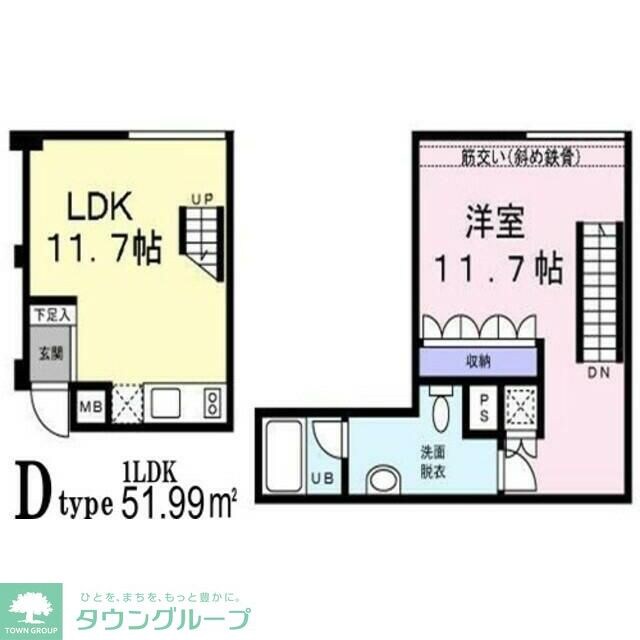 アリスマナーガーデン銀座ウォークの物件間取画像