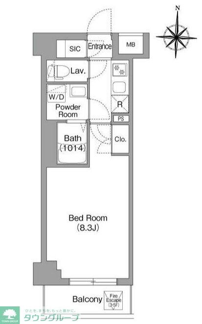 BPRレジデンス大島の物件間取画像