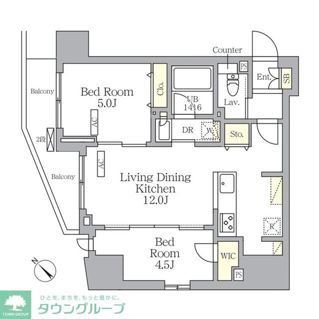 プライムガーデン大森の物件間取画像