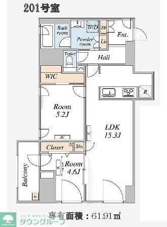 THE MAYFAIRの物件間取画像