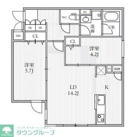 THE PALMS大島の物件間取画像