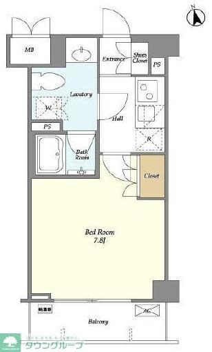 サンハイム雪が谷大塚の物件間取画像