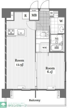 ヴィア・シテラ赤坂の物件間取画像